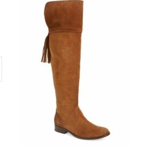 Frye Molly Tassel Over The Knee Boots, Size 9